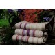 Ben Thomas Violet stripe Welsh blankets NL12